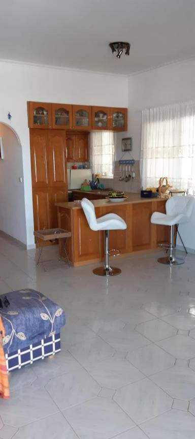 Blue & White Maisonette Over The Sea Near Sounio Sounion Exterior photo